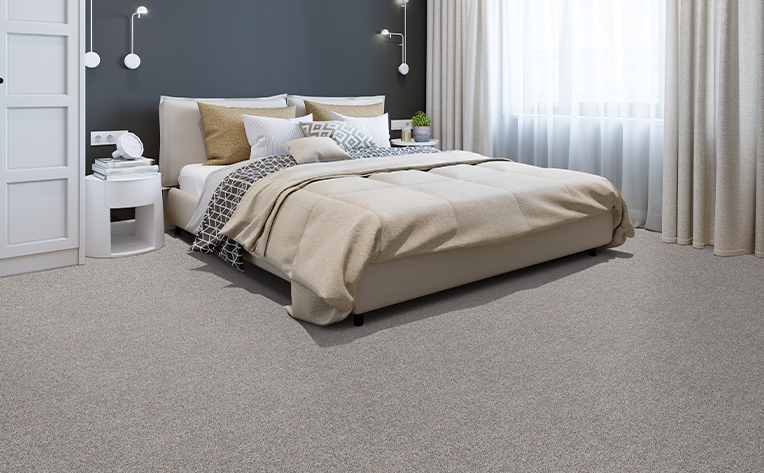 grey carpet in bedroom